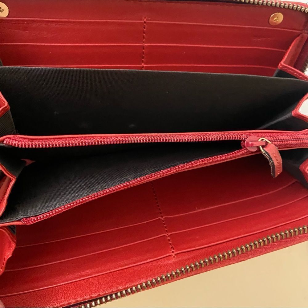 GUCCI GG Marmont Zip Around Wallet Crossbody 💼Red - Picture 14 of 16